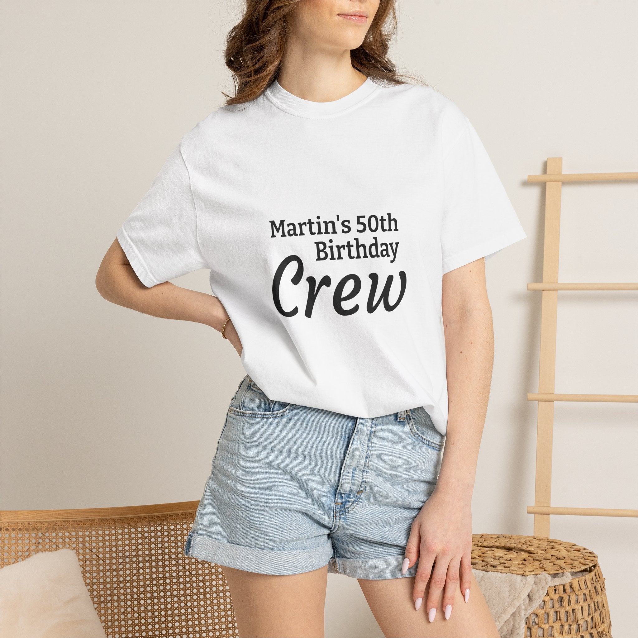 Martin's 50th Birthday Crew T-Shirt